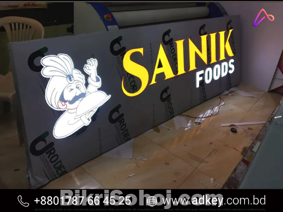 Acrylic LED Sign Board Advertising in Dhaka BD